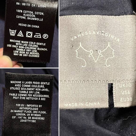 ANTHROPOLOGIE  Convivial PomPom TASSEL Dress 6 8 - Picture 15 of 15